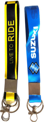 Meeko.com suzuki & live to ride tag bikers key chain Key Chain