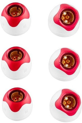 JELECTRICALS Angle and Batten Star Fancy Bulb Holder - pack of 6 Brass Light Socket(Pack of 6)