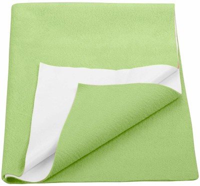 Trance Home Linen Cotton Baby Bed Protecting Mat(Pista Green, Medium)