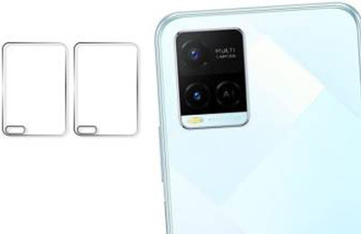 16SM Back Camera Lens Glass Protector for Vivo Y21(Pack of: 2)