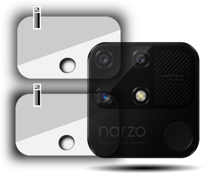 HIRDESH Back Camera Lens Glass Protector for REALME NARZO 50A(Pack of: 2)