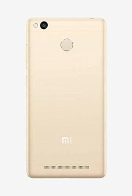 IncMart Xiaomi Redmi 3s Prime Back Panel(Gold)