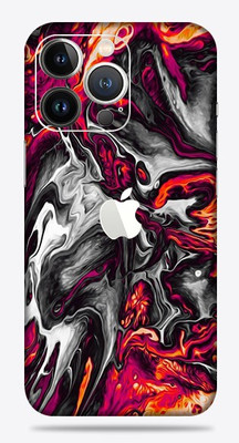 OggyBaba apple iphone 13 pro Mobile Skin(Colorful Lava Skin Matte Finish)