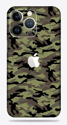 OggyBaba apple iphone 13 pro Mobile Skin(Military Green Camouflage Skin Matte Finish)