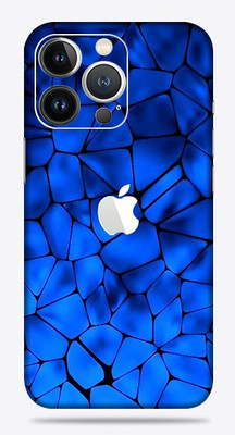 OggyBaba apple iphone 13 pro Mobile Skin(Royal Blue Polygon Skin Matte Finish)