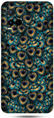 OggyBaba Vivo Y21 Mobile Skin(Feather Peacock Skin Matte Finish)