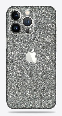 OggyBaba apple iphone 13 pro Mobile Skin(Silver Glitter Skin Matte Finish)