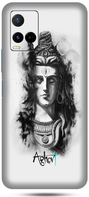 OggyBaba Vivo Y21 Mobile Skin(Mahadev Trident Skin Matte Finish)