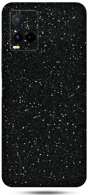 OggyBaba Vivo Y21 Mobile Skin(Black Glitter Skin Matte Finish)