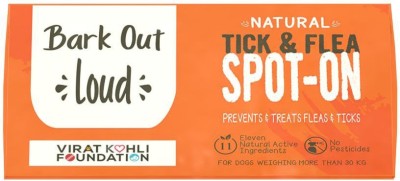 BARK OUT LOUD Vivaldis-Natural Spot On for fleas & ticks with 11 essential oils dogs 30 kgs+ Flea and Tick Fresh Dog Shampoo(5 ml)