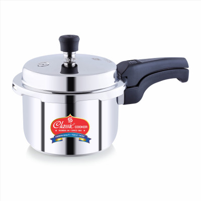 Classic Steels Induction Bottom Outer Lid Pressure Cooker 3 L Outer Lid Induction Bottom Pressure Cooker(Stainless Steel)