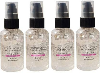 BTNT PRIME SKIN BASE VISAGE GEL PRIMER FOR ALL PACK OF 4  Primer  - 200 ml(TRANSPARENT)