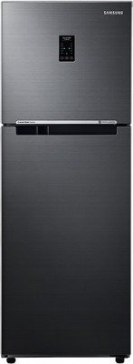 SAMSUNG 253 L Frost Free Double Door 3 Star Refrigerator(Luxe Black, RT28A3743BX/HL)