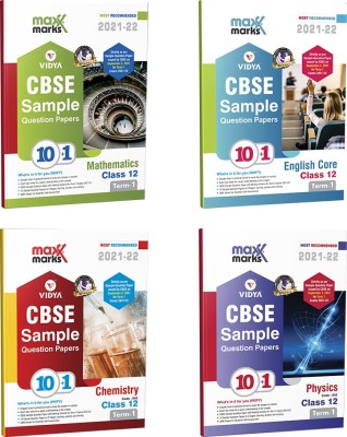 Maxx Marks English, Physics, Chemistry Maths (Set Of 4 Books) Class 12 Term 1 CBSE Sample Question Paper(Paperback, Vidya Editorial Board)