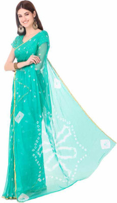 64% OFF on The Fashion Attire Printed Bandhani Chiffon Saree(Green) 64% OFF on The Fashion Attire Printed Bandhani Chiffon Saree(Green)