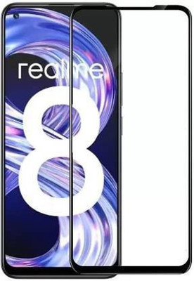 kentop Edge To Edge Tempered Glass for Realme 8(Pack of 1)