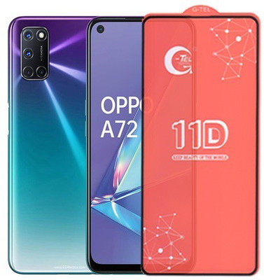 Mersal Edge To Edge Tempered Glass for Oppo A72(Pack of 1)