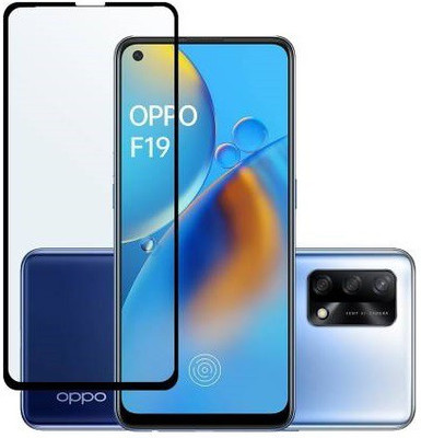 LIKEDESIGN Edge To Edge Tempered Glass for Oppo F19s(Pack of 1)