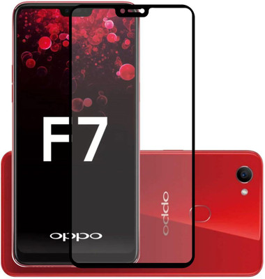 CASE CREATION Edge To Edge Tempered Glass for OPPO F7(Pack of 1)