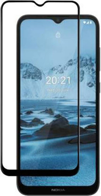 DMJHP Edge To Edge Tempered Glass for Nokia C20 Plus(Pack of 1)