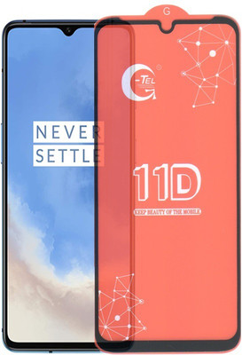 Bigil Edge To Edge Tempered Glass for OnePlus 7T(Pack of 1)