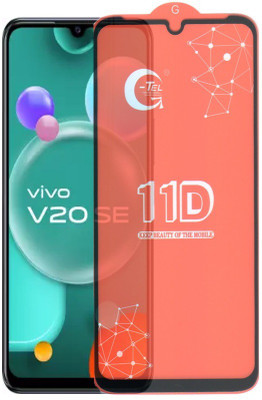 Bigil Edge To Edge Tempered Glass for Vivo V20 Se(Pack of 1)