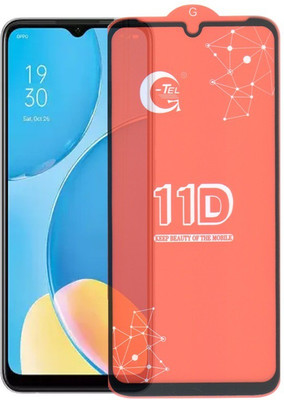 Mersal Edge To Edge Tempered Glass for Oppo A15s(Pack of 1)