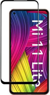 DMJHP Edge To Edge Tempered Glass for Mi 11 Lite NE 5G(Pack of 1)