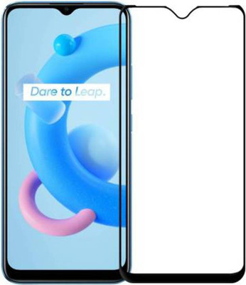 DMJHP Edge To Edge Tempered Glass for Realme C11 2021(Pack of 1)