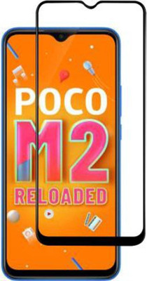 DMJHP Edge To Edge Tempered Glass for Poco M2 Reloaded(Pack of 1)