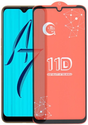 Mersal Edge To Edge Tempered Glass for Oppo A7(Pack of 1)