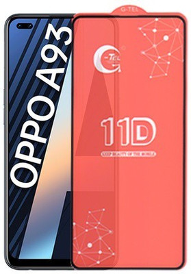 Bigil Edge To Edge Tempered Glass for Oppo A93(Pack of 1)