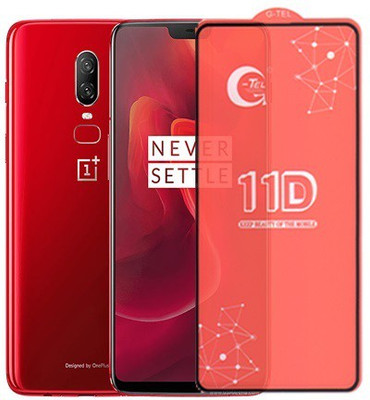 Mersal Edge To Edge Tempered Glass for OnePlus 6(Pack of 1)