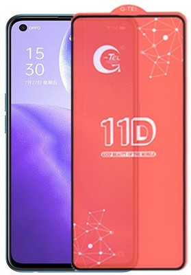 Bigil Edge To Edge Tempered Glass for Oppo Reno5(Pack of 1)