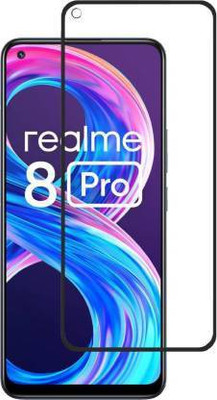 kentop Edge To Edge Tempered Glass for Realme 8 Pro(Pack of 1)