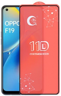 Mersal Edge To Edge Tempered Glass for Oppo F19(Pack of 1)