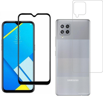 Vatsin Front and Back Tempered Glass for Samsung Galaxy M42 5G(Pack of 2)