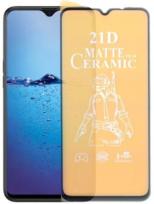 Mersal Nano Glass for Oppo F9 Pubg Matte Screen Guard Premium Sensitive Touching Full Glue Branded(Pack of 1)