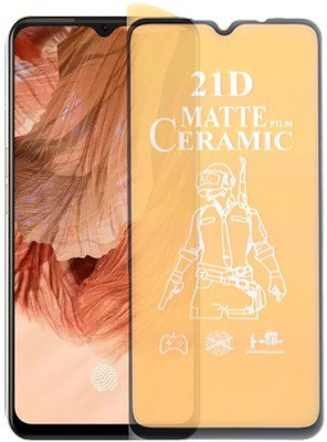 Mersal Nano Glass for Oppo F17 Pubg Matte Screen Guard Premium Sensitive Touching Full Glue Branded(Pack of 1)