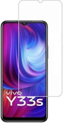 DMJHP Tempered Glass Guard for Vivo Y33s(Pack of 1)