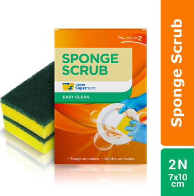 Flipkart Supermart Scrub Sponge(Medium, Pack of 2)