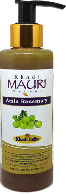 Khadi Mauri Amla & Rosemary Shampoo (Sles/Paraben Free ) - Pack of 1(210 ml)