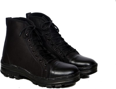 R-ME MEN'S BOOTS/ARMY JUNGLE BOOTS SHOES FOR MEN'S Boots For Men(Black)