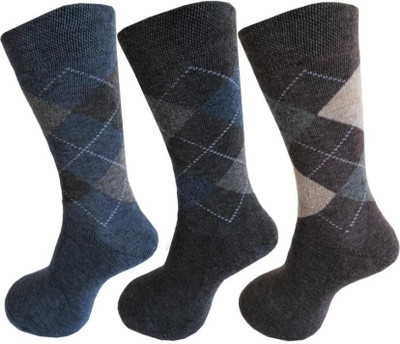 VIPUN Men Printed Calf Length(Pack of 3)