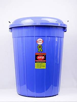 ANKUR Multipurpose Storage Bucket 80 Litres Blue Multipurpose Unbreakable Plastic Storage Bucket, 80 Litre(Blue) (Storage Bucket) 80 L Drum