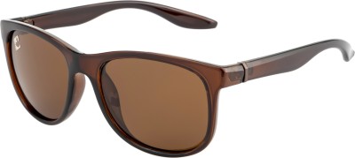 Clark N' Palmer Wayfarer Sunglasses(For Men & Women, Brown)