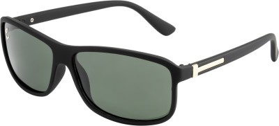Clark N' Palmer Rectangular Sunglasses(For Men & Women, Green)