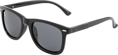 Clark N' Palmer Wayfarer Sunglasses(For Men & Women, Black)