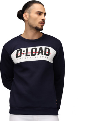 ANIXA Printed Round Neck Casual Men Multicolor Sweater