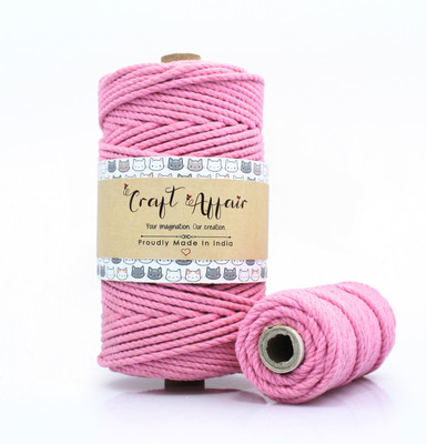 Craft Affair Baby Pink Thread(100 m Pack of1)